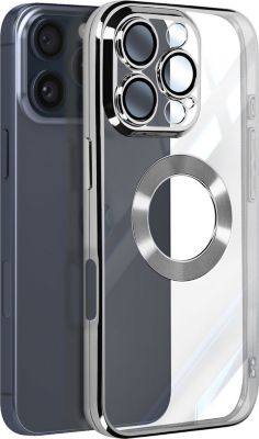Coque AVIZAR iPhone 16 Pro Glam Bord Argent