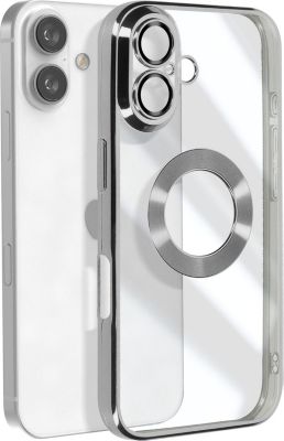 Coque AVIZAR iPhone 16 Plus Glam Bord Argent