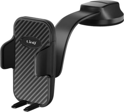 Support smartphone LINQ Support Voiture Pinces Ajustables Noir