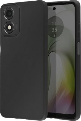 Coque AVIZAR Motorola Moto E14 Silicone Mat Noir