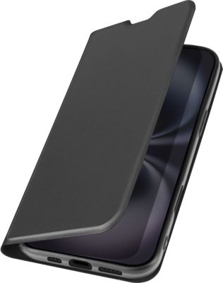 Etui AVIZAR iPhone 16 Soft touch Porte-carte Noir