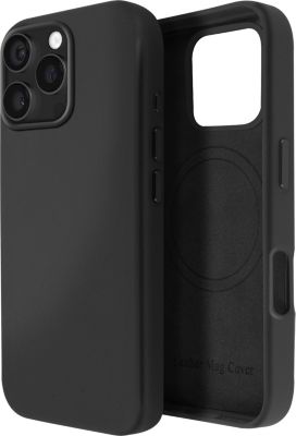 Coque AVIZAR iPhone 16 Pro Max MagSafe Cuir Noir Coque AVIZAR iPhone 16 Pro Max MagSafe Cuir Noir