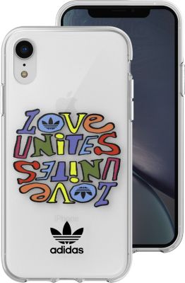 Coque ADIDAS Love Unites iPhone XR Souple Transparent