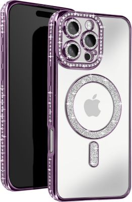 Coque AVIZAR pour iPhone 16 Pro MagSafe Diamant