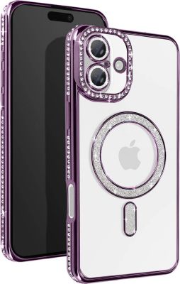 Coque AVIZAR pour iPhone 16 MagSafe Diamant Coque AVIZAR pour iPhone 16 MagSafe Diamant