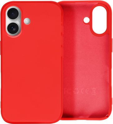 Coque AVIZAR iPhone 16 Plus Semi-rigide Rouge