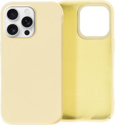 Coque AVIZAR iPhone 16 Pro Max Semi-rigide Jaune
