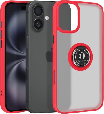 Coque AVIZAR iPhone 16 Plus Bague Support Rouge