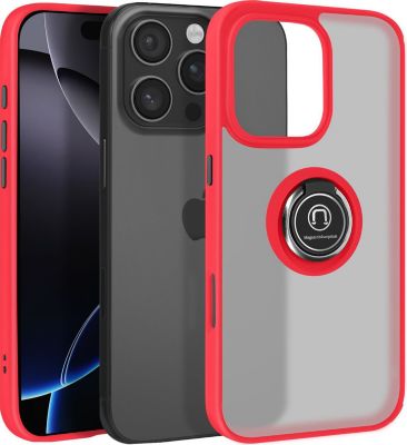Coque AVIZAR iPhone 16 Pro Max Bague Support Rouge