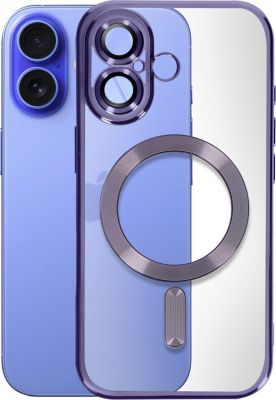 Coque AVIZAR MagSafe iPhone 16 Plus Chromé Violet