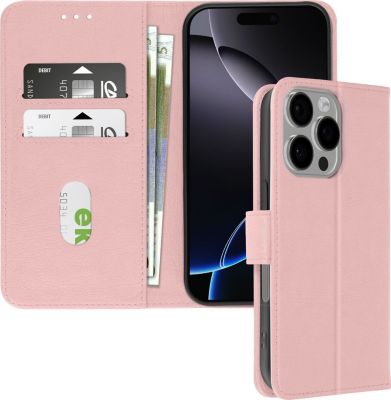 Etui AVIZAR iPhone 16 Pro Portefeuille Rose Gold