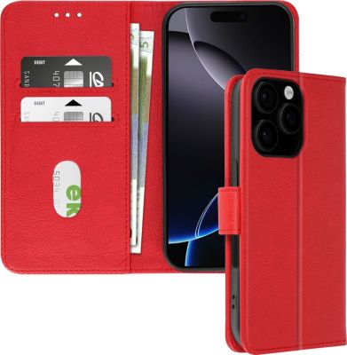 Etui AVIZAR iPhone 16 Pro Max Portefeuille Rouge