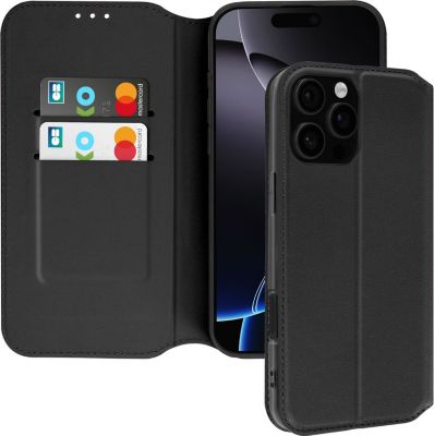 Etui AVIZAR iPhone 16 Pro Portefeuille Noir