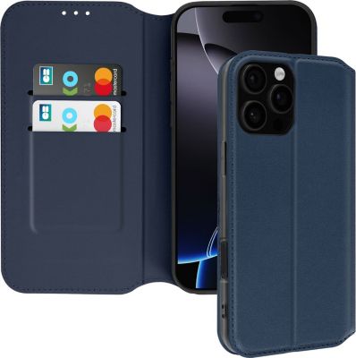 Etui AVIZAR iPhone 16 Pro Max Portefeuille Bleu Nuit