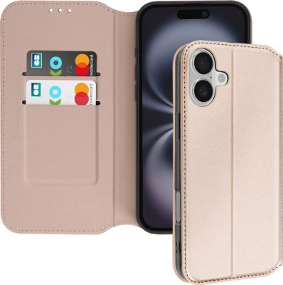 Etui AVIZAR iPhone 16 Portefeuille Or