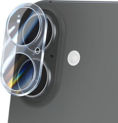 Protège objectif AVIZAR iPhone 16 Verre Trempé Transparent