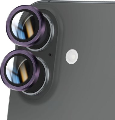 Protège objectif AVIZAR iPhone 16 Plus Verre Trempé Violet