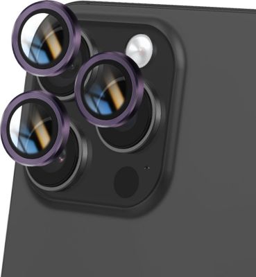 Protège objectif AVIZAR iPhone 16 Pro Max Verre Trempé Violet