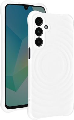 Coque IMAK Antichoc Samsung A16 Design en 3D Blanc