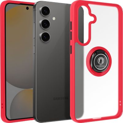 Coque AVIZAR Samsung S24 FE Bague Support Rouge