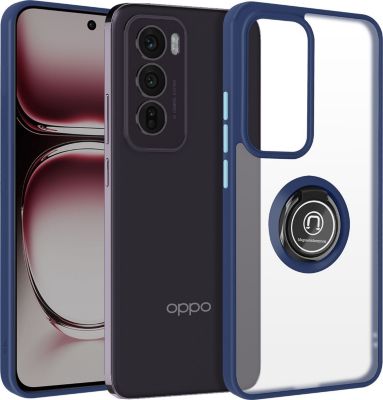 Coque AVIZAR Oppo Reno 12 Bague Support Bleu Nuit
