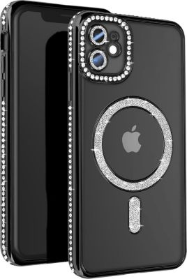 Coque AVIZAR Diamant iPhone 11 MagSafe Noir Onyx