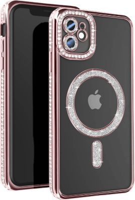 Coque AVIZAR Diamant iPhone 11 MagSafe Rose Gold