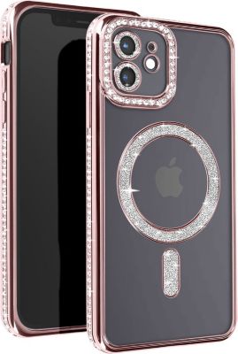 Coque AVIZAR Diamant iPhone 12 MagSafe Rose Gold Coque AVIZAR Diamant iPhone 12 MagSafe Rose Gold