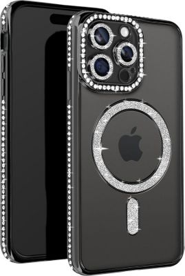 Coque AVIZAR Diamant iPhone 15 Pro Max MagSafe Noir