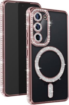 Coque AVIZAR Diamant Samsung S23 MagSafe Rose Gold