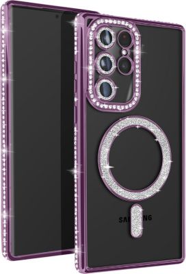 Coque AVIZAR Diamant Samsung S23 Ultra MagSafe Violet