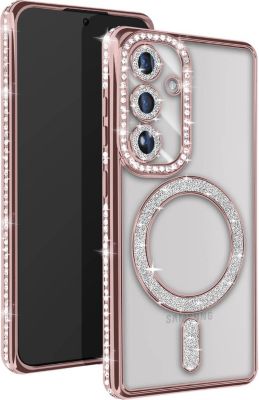 Coque AVIZAR Diamant Samsung S24 Plus MagSafe Rose
