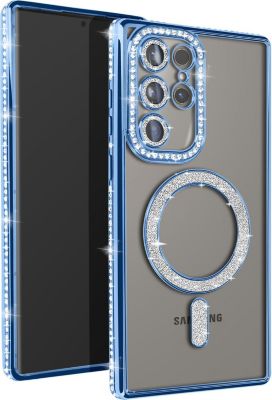 Coque AVIZAR Diamant Samsung S24 Ultra MagSafe Bleu