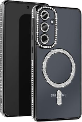 Coque AVIZAR Diamant Samsung Galaxy A55 MagSafe Noir