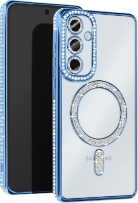 Coque AVIZAR Diamant Samsung Galaxy A35 MagSafe Bleu