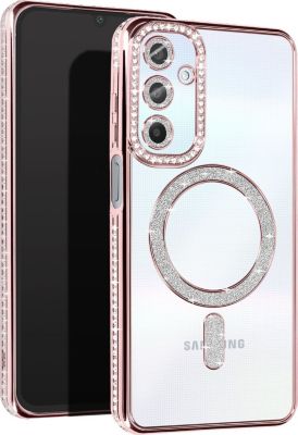 Coque AVIZAR Diamant Samsung A25 MagSafe Rose Gold