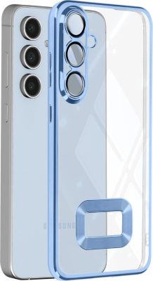 Coque AVIZAR Samsung S24 FE Silicone Contour Bleu