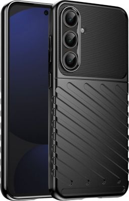 Coque AVIZAR Samsung Galaxy S24 FE Design Strié Noir