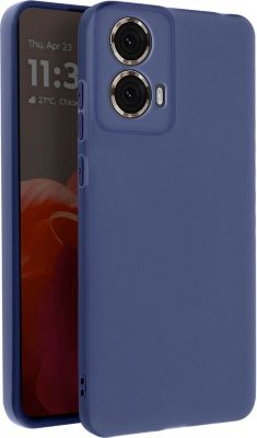 Coque AVIZAR Motorola Moto G85 Silicone Mat Bleu nuit Coque AVIZAR Motorola Moto G85 Silicone Mat Bleu nuit