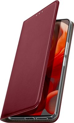 Etui AVIZAR Motorola Moto G85 Clapet Rouge Grenat