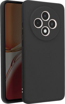 Coque AVIZAR Oppo Reno 12F Silicone Mat Noir