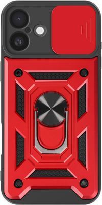 Coque MAYAXESS iPhone 16 Bague Rouge