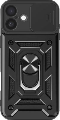 Coque MAYAXESS iPhone 16 Bague Noir