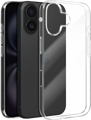 Coque MAYAXESS iPhone 16 Silicone Souple Transparent