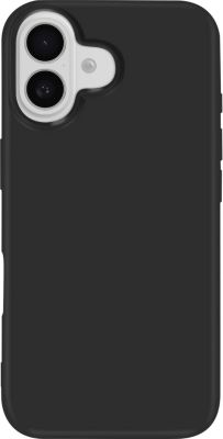 Coque MAYAXESS iPhone 16 Silicone Souple Noir