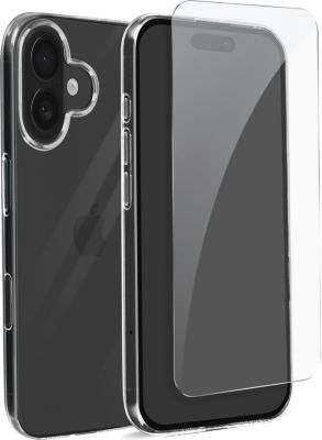 Coque MAYAXESS iPhone 16 Plus + Verre Trempé 9H Coque MAYAXESS iPhone 16 Plus + Verre Trempé 9H