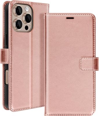 Etui MAYAXESS iPhone 16 Pro Max Portefeuille Rose Gold Etui MAYAXESS iPhone 16 Pro Max Portefeuille Rose Gold