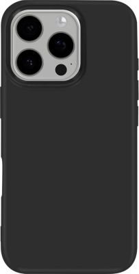 Coque MAYAXESS iPhone 16 Pro Max Silicone Souple Noir