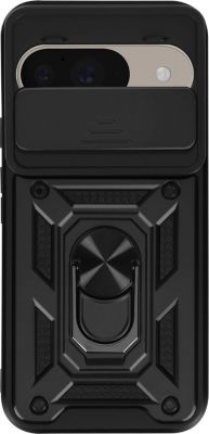 Coque MAYAXESS Google Pixel 9 et 9 Pro Bague Noir