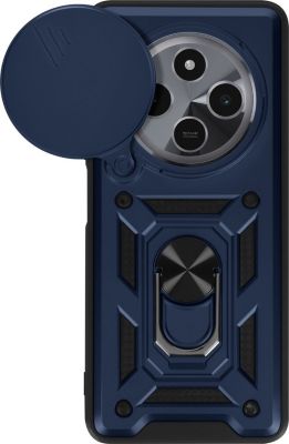 Coque MAYAXESS Xiaomi Redmi 14C Bague Bleu Nuit